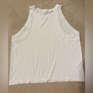 White target tank top